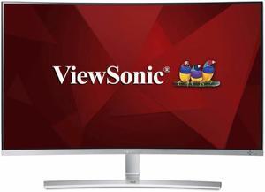 ViewSonic VX3216-SCMH-W 32 Inch 1080p 1800R Curved Monitor with Dual Speakers HDMI DVI and VGA
