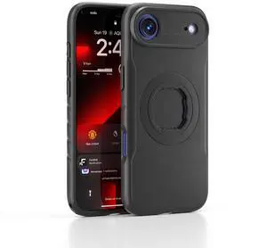 Sourcingbay Phone Case Compatible with iPhone 17 Air, Magnetic for MagSafe, Clear Slim Shockproof Protective Cover with Bike Lock-in Design, Black Sourcingbay Phone Case Compatible with iPhone 17 Air, Magnetic for MagSafe, Clear Slim Shockproof Protective Cover with Bike Lock-in Design, Black