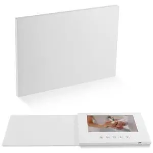 Sourcingbay 7" Blank White Video Greeting Card, Auto-Play DIY A5 Memory Book Sourcingbay 7" Blank White Video Greeting Card, Auto-Play DIY A5 Memory Book