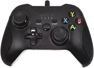 For Microsoft Xbox Controller Wired Gamepad Game  Joystick For Xbox One & Windows PC Dual Vibration Black