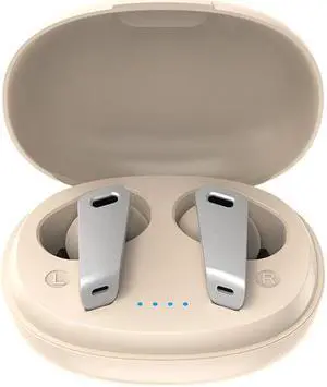 GAMAKOO Wireless Noise Cancelling Earbuds Bluetooth 5.3 TWS For iPhone Samsung Earphones Headphones White