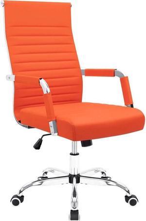 LEAGOO Armless Office Desk Chair, Fabric Padded, Height Adjustable Wide  Seat, Mid Back Ergonomic, Computer Task Chair, Swivel Vanity Chair with No