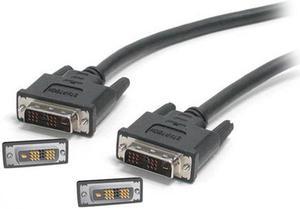 DVIMM6 6 ft DVI-D Single Link Cable - Male to Male DVI-D Digital Video Monitor Cable - DVI-D M/M - Black 6 Feet - 1920x1200