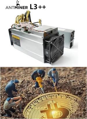 Bitmain Antminer Official L3++ Dogecoin LTC Miners L3+ Plus 580Mh/s LTC miner (With Power Supply)With Power Supply Bitmain Asic Miner Better Than ANTMINER L3 L3+ S9 S9i