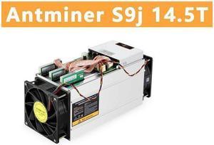 ANTMINER S9j 145THs  With PSU Bitcoin Miner BTC Mining Machine ASIC Miner Superior to BITMAIN ANTMINER L3 L7 S9 S11 S17 S19 T17 E9