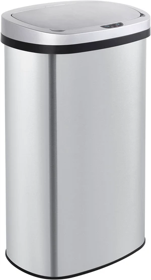 Mega Casa 15.85 Gallon Stainless Steel Oval Kitchen Motion Sensor Trash Can Mega Casa 15.85 Gallon Stainless Steel Oval Kitchen Motion Sensor Trash Can