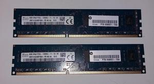 HMT41GU6BFR8A-PB 2x8GB (16GB Total) 2Rx8 PC3L-12800U Desktop Memory