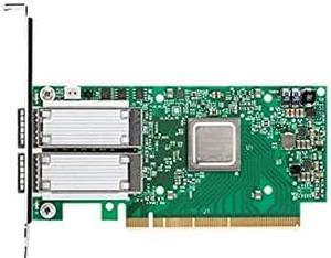 Mellanox Technologies MCX512A-ACAT CONNECTX-5 EN Network Interface Card, 25GBE Dual-Port SFP28, PCIE3.0 X8, Tall BR