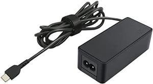 For Lenovo 45W USB Type C AC Adapter ADLX45YDC2D, SA10R16865, 02DL119, 4X20M26252 with 2 Prong Power Cord Included - Retail Box.