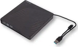 External USB3.0 DVD CD Player Enclosure for Laptop CD ROM Burner Case, External DVD Drive Box Compatible with Laptop Desktop PC Win 10/8/7 External USB3.0 DVD CD Player Enclosure for Laptop CD ROM Burner Case, External DVD Drive Box Compatible with Laptop Desktop PC Win 10/8/7