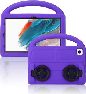 Kids Case for iPad Mini 6 8.3 Toy Car Shockproof Case for Boy Kids Light EVA Full Cover with Handle Stand Shoulder Strap Kidproof iPad Mini 6 8.3 Kids Case (Purple)