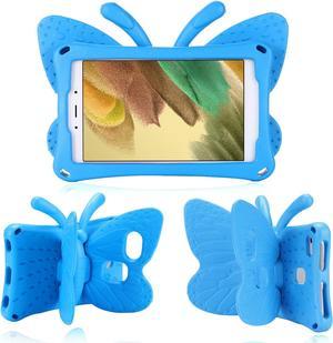 Moto Tab G20 8.0 2021 Pretty Butterfly Case for Kids Girl Light Safe EVA Foam Full Cover Sturdy Moto Tab G20 Kids case with Stand Pencil Holder Shockproof Rugged case for Motorola Tab G20 (Blue)