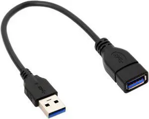 USB 3.0 Type-A Extension Cable USB 3.0 Type-A Male to Female 20cm 5Gbps Data Transfer