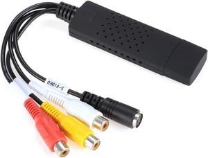 4 Channel USB 2.0 Audio Video TV DVD VHS S-Video Capture Converter Adapter DVR Sureveillance System
