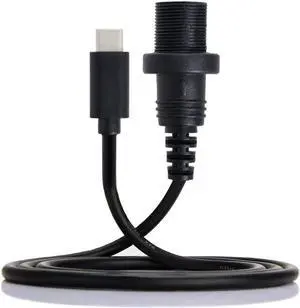 Dustproof Waterproof USB-C Type-C USB 3.1 Extension Flush Car Mount Extension Cable for Dashboard Panel