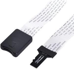 Micro-SD TF Male to TF Female Memory Card Kit Extension Soft Flat FPC Cable Extender 25cm