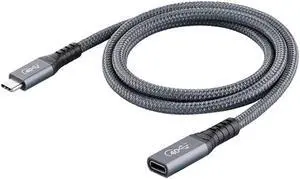 USB4 USB-C Type-C Male to Type-C Female Extension Cable 40Gbps with 100W Charging and 8K@60Hz USB4 USB-C Type-C Male to Type-C Female Extension Cable 40Gbps with 100W Charging and 8K@60Hz