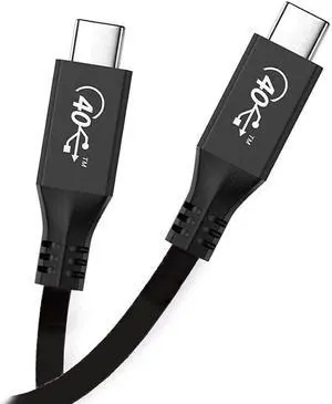 USB-IF Certified USB4 USB4.0 USB-C Type-C Male to USB-C Type-C Male USB4 Cable 40Gbps with 100W Charging 1.0M