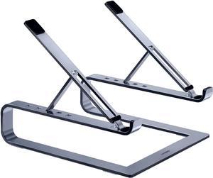 Hagibis Laptop Stand for Desk, Adjustable Height Laptop Riser, Aluminum Ergonomic Portable Computer Holder, Foldable Anti-Slip Laptops Elevator Compatible with 11-17.3 inch Laptops Notebook