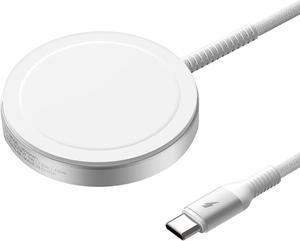 MOMAX Magnetic Wireless Charger, 15W Fast Wireless Charging Pad USB C Wireless Charger for iPhone 14/Plus/13/12/Pro/Pro Max/AirPods Pro