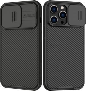 Nillkin for iPhone 14 Pro Case with Slide Camera Cover [Lens Protection] CamShield Pro Anti-Scratch & Shockproof Protective Phone Case for iPhone 14 Pro 6.1 inch - Black