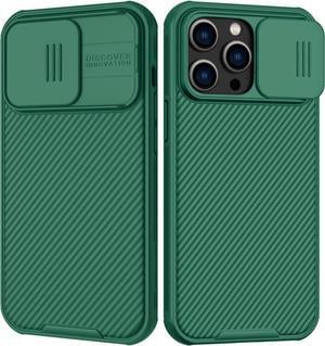 Nillkin for iPhone 14 Pro Case with Slide Camera Cover [Lens Protection] CamShield Pro Anti-Scratch & Shockproof Protective Phone Case for iPhone 14 Pro 6.1 inch - Green