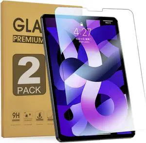 [2Pack] Tempered Glass Screen Protector for iPad Air 5th Gen 2022/Air 4th Gen10.9/iPad Pro 11 inch with Anti Glare & Anti Blue Light Screen Film for Pencil/Face ID Compatible