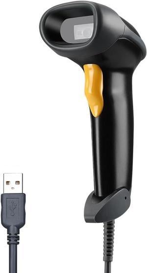 Eyoyo Handheld USB 2D Barcode Scanner, Wired Automatic QR Code Scanner PDF417 Data Matrix Bar Code Reader with Long USB Cable for Mobile Payment, Convenience Store, Supermarket, Warehouse