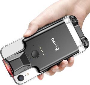 Upgraded Eyoyo QR Code Scanner Bluetooth Android Barcode Scanner, Portable Back Clip Wireless 1D 2D UPC   Inventory Barcode Reader PDF417 Data Matrix Code Compatible with iPhone, Android Phone