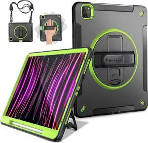 Case for iPad Pro 12.9 Inch 6th/5th/4th Gen,Shockproof,Green Case for iPad Pro 12.9 Inch 6th/5th/4th Gen,Shockproof,Green