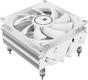 Thermalright AXP90-X53 White Low Profile CPU Cooler, with 92mm TL-9015W Slim PWM Fan, ITX CPU Fan, 53mm Height,for AMD AM4 AM5/Intel 1150/1151/1200/1700(AXP90 X53 White)