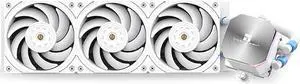 Thermalright Frozen Edge 360 White CPU Water Cooler with PWM Fans, Pump Speed is 3300RPM,S-FDB Bearing, for AMD AM4/AM5,Intel LGA1150/1155/1200/1700/2011(FE360 White)