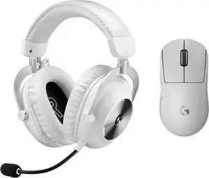 G Pro X Superlight 2 Lightspeed Wireless Gaming Mouse + G Pro X 2 Wireless Gaming Headset Bundle - White