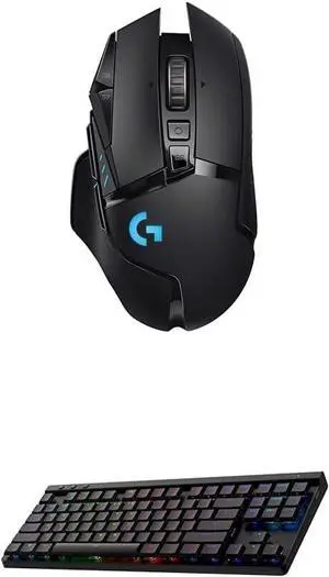 G502 Lightspeed Wireless Gaming Mouse + G515 TKL Wireless Gaming Keyboard (Tactile) Bundle: Black