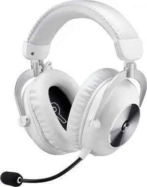 G PRO X 2 Lightspeed Wireless Gaming Headset: Detachable Boom Mic, 50mm Graphene Drivers, DTS:X Headphone 2.0\u20147.1 Surround, Bluetooth/USB/3.5mm Aux, for PC, PS5, PS4, Nintendo Switch - White