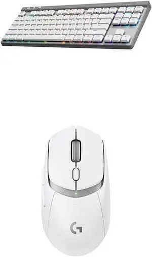 G515 TKL Wireless Gaming Keyboard (Tactile)+ G309 Lightspeed Wireless Gaming Mouse Bundle - White