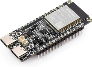 ESP32-C5 WiFi6 Development Board 5GHz/2.4GHz Dual-Band, ESP32-C5-WROOM-1 Module, 240MHz RISC-V Processor, 32MB Flash+8MB PSRAM, WiFi/BLE 5/ Zigbee/Thread/Wireless Communications, with Pin Header ESP32-C5 WiFi6 Development Board 5GHz/2.4GHz Dual-Band, ESP32-C5-WROOM-1 Module, 240MHz RISC-V Processor, 32MB Flash+8MB PSRAM, WiFi/BLE 5/ Zigbee/Thread/Wireless Communications, with Pin Header