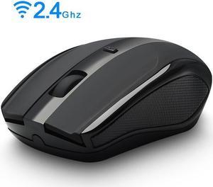 Wireless Mouse, 2.4G Ergonomic Optical Mouse, Computer Mouse for Laptop, PC, Computer, Chromebook, Notebook, 24 Months Battery Life