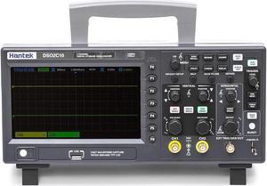 Hantek DSO2C10 Digital Storage Oscilloscope 100MHz Bandwidth 2CH Dual Channel 1GSa/s 8M Memory Depth with High Voltage Probre