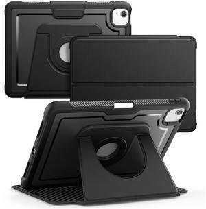 360° Rotating Case for iPad Air 11 Inch (2025/2024) M3/M2, iPad Air 7th/6th/5th/4th Generation (2022/2020) 10.9 Inch with Pencil Holder, Auto Wake-Sleep, Slim Shockproof Cover