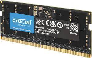 16GB 262-Pin DDR5 SO-DIMM DDR5 5600 Laptop Memory Model CT16G56C46S5