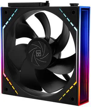 Thermalright TL-M12QR CPU Fan 120mm Case Cooler, PWM Connector Silent Computer Cooling with S-FDB Bearing,PC Fan with ARGB Mirror Light Effect,Low Noise,Building Blocks Version PC Fan