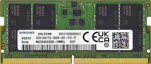 32GB DDR5 5600MHz PC5-44800/PC5-5600B CL46 SODIMM 2Rx8 Dual Rank 1.1V 262-Pin Laptop RAM Memory M425R4GA3BB0-CWM