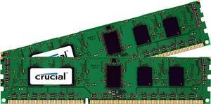 Crucial 16GB Kit (8GBx2) DDR3 1333 MT/s (PC3-10600) CL9 240-Pin Unbuffered UDIMM Desktop Memory CT2CP102464BA1339