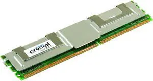 Crucial 2GB Single DDR2 667MHz (PC2-5300) CL5 Fully Buffered ECC FBDIMM 240-Pin Server Memory CT25672AF667