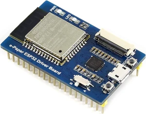Waveshare Universal E-Paper Driver Board Onboard ESP32 Supports Various Waveshare SPI Interface in E-Paper Raw Panels Refreshing Image Via WiFi or Bluetooth Waveshare Universal E-Paper Driver Board Onboard ESP32 Supports Various Waveshare SPI Interface in E-Paper Raw Panels Refreshing Image Via WiFi or Bluetooth
