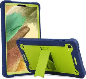 Galaxy Tab A7 Lite Case 8.7 T220 T225, Shockproof Rugged Heavy Duty Protection Cover Kickstand Case for Samsung Galaxy Tab A7 Lite 2021 SM-T220/SM-T225/SM-T227 (Guardian Lime Green/Blue)