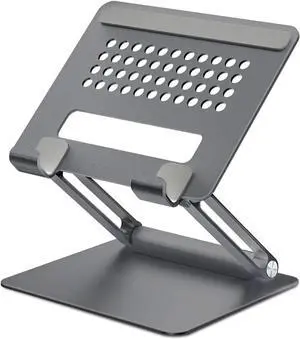 Tablet Stand for Desk, Multi-Angle Adjustable Tablet Holder, Foldable Portable Ergonomic Design, Premium Metal Tablet Riser Compatible with 7 to 13.3 Inches Tablets, Gray