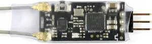 R12DSM Micro Mini Receiver 2.4G 12CH SBUS and PPM Signal Support DSSS and FHSS Spread Spectrum for AT9 AT9S AT10 AT10 II Transmitter