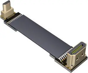 ADT-LINK FPV Cable for HDMI Micro Mini Flat Camera Connector 5cm-50cm Flexible Wire Line 18Gbps 4K@50/60 2160p for HDMI2.0 for FPV Camera (35cm,A2-D3) ADT-LINK FPV Cable for HDMI Micro Mini Flat Camera Connector 5cm-50cm Flexible Wire Line 18Gbps 4K@50/60 2160p for HDMI2.0 for FPV Camera (35cm,A2-D3)